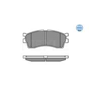 MEYLE 025 238 7316/W Kit pastiglie freni