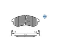 MEYLE 025 238 7914/W Pastiglie freno Anteriore per