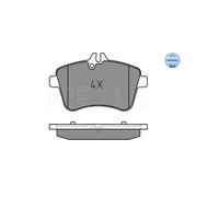MEYLE Kit pastiglie freno, Freno a disco per MERCEDES-BENZ 025 28120