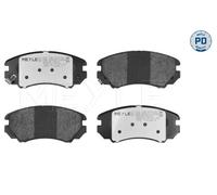 MEYLE 025 238 9116/PD Kit pastiglie freno, Freno a disco per HYUNDAI,KIA