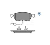 MEYLE Kit pastiglie freno 025 238 9620/PD – freno a disco anteriore per Audi VW A6 A8 Phaeton