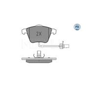 MEYLE 025 239 5020/PD Pastiglie freno Anteriore per