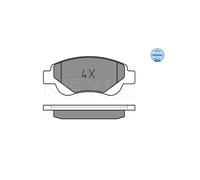 MEYLE 025 239 5917 Pastiglie freno Anteriore per