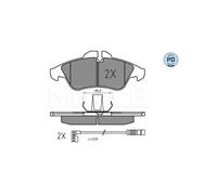 MEYLE Pastiglie freno anteriori 025 239 9020/PD – Kit per Mercedes-Benz