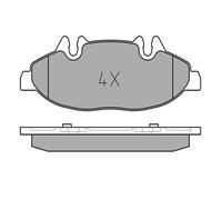 MEYLE 025 240 0720 Kit pastiglie freni
