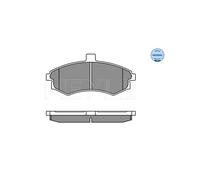 Meyle Brake Pad Set 0252403117/W