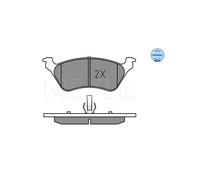 MEYLE 025 240 3616/W Pastiglie freno Posteriore per