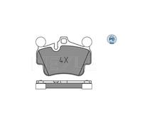 MEYLE 025 240 4917/PD Pastiglie freno Anteriore per