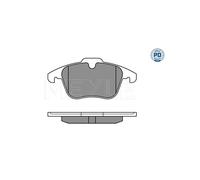 MEYLE 025 241 2319/PD Pastiglie freno Anteriore per