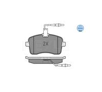 MEYLE 025 241 3418/W Pastiglie freno Anteriore per