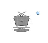 MEYLE 025 241 3517 Pastiglie freno Posteriore per