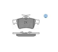 MEYLE 025 241 3716 Pastiglie freno Posteriore per