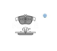 MEYLE 025 242 5418 Pastiglie freno Posteriore per