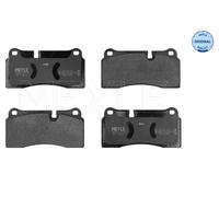 MEYLE 025 242 6118 Kit pastiglie freno, Freno a disco per AUDI