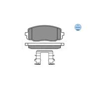 MEYLE 025 242 7516/W Pastiglie freno Anteriore per