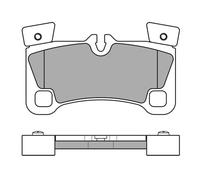 Meyle Brake Pad Set 252429616