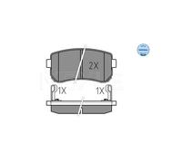 Meyle Brake Pad Set 0252432015/W