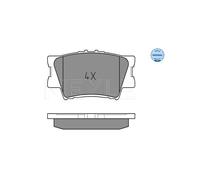 MEYLE 025 243 3815 Kit pastiglie freno, Freno a disco per LEXUS,TOYOTA