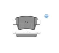 Meyle Past Freno Fi Punto Evo 252434917