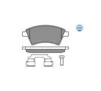 MEYLE 025 243 9116/W Pastiglie freno Anteriore per