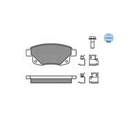MEYLE 025 244 8617/W Pastiglie freno Posteriore per