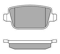 Meyle 025 245 3715 Kit pastiglie freno, Freno a disco