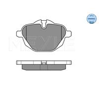 MEYLE 025 245 6118 Kit pastiglie freno, Freno a disco per BMW