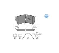 MEYLE 025 245 8217/W Kit pastiglie freni
