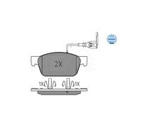 MEYLE 025 246 2318/W Pastiglie freno Anteriore per