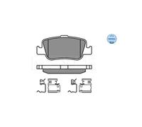 MEYLE 025 246 6415/W Pastiglie freno Posteriore per