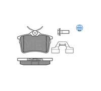 MEYLE 025 247 6516/W Pastiglie freno posteriore per Berlingo Partner 308