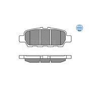 MEYLE 025 248 7113/W Pastiglie freno Posteriore per