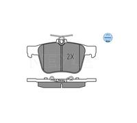 MEYLE Kit pastiglie freno, Freno a disco compatibile con AUDI SEAT SKODA VW
