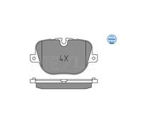 MEYLE 025 250 8517 Kit pastiglie freni