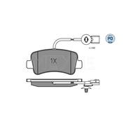 MEYLE 025 251 1218/PD Pastiglie freno Posteriore per