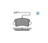 MEYLE Pastiglie freno 025 251 1218/W posteriori con contatto segnalazione usura