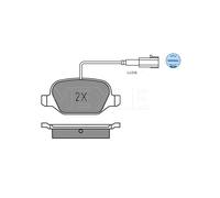 MEYLE 025 252 3717 Pastiglie freno Posteriore per