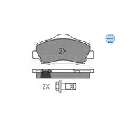 MEYLE 025 252 5118 Pastiglie freno anteriore per 308 301 C4 Cactus C-Elysee