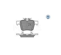 MEYLE Kit pastiglie freno, Freno a disco per MERCEDES-BENZ 025 253 5416/PD