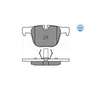 MEYLE 025 255 1417 Kit pastiglie freni