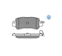 MEYLE 025 255 4014 Kit pastiglie freni