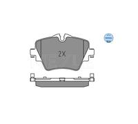MEYLE Kit pastiglie freno, Freno a disco per BMW MINI 025 256 1718