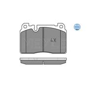 MEYLE 025 256 4316 Pastiglie freno Anteriore per