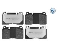 MEYLE 025 256 4316/PD Kit pastiglie freno, Freno a disco per AUDI