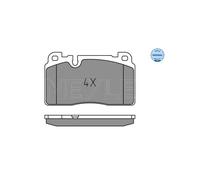 MEYLE kit pastiglie freno 025 256 4317