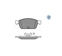 MEYLE 025 257 3618/PD Pastiglie freno anteriore per Kuga Transit Focus K