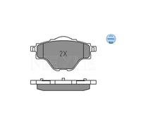 MEYLE 025 258 2717 Kit pastiglie freni