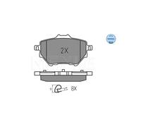 MEYLE 025 258 3917 Kit pastiglie freni