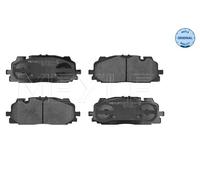 MEYLE Kit pastiglie freno 025 258 6117 – assale anteriore per Audi VW