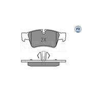 Meyle 0252392318/PD Kit pastiglie freno, Freno A Disco